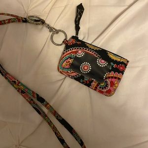 Vera Bradley Lanyard with small bag
